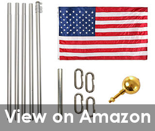flag pole home depot reviews