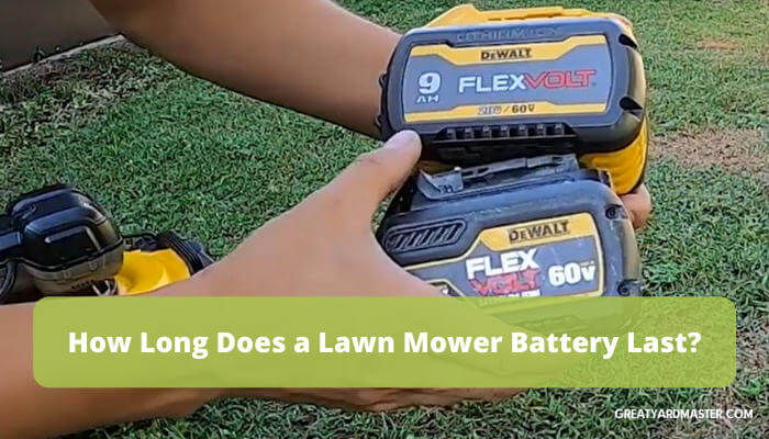 how long does a lawn mower battery last