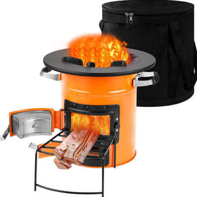 Anbull Survival Camping Rocket Stove