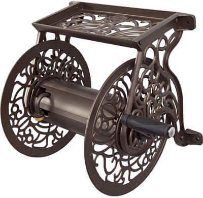 Liberty GARDEN Decorative Wall Mount Garden Hose Reel